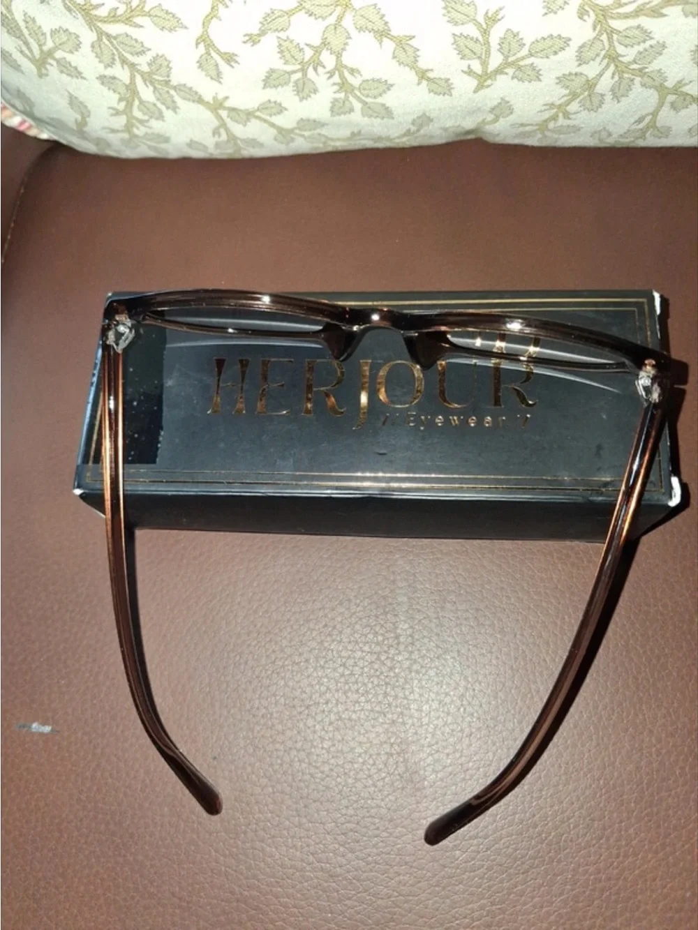 Brown Slim Oval Women's Sunglasses